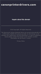 Mobile Screenshot of canonprinterdrivers.com