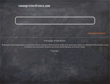 Tablet Screenshot of canonprinterdrivers.com